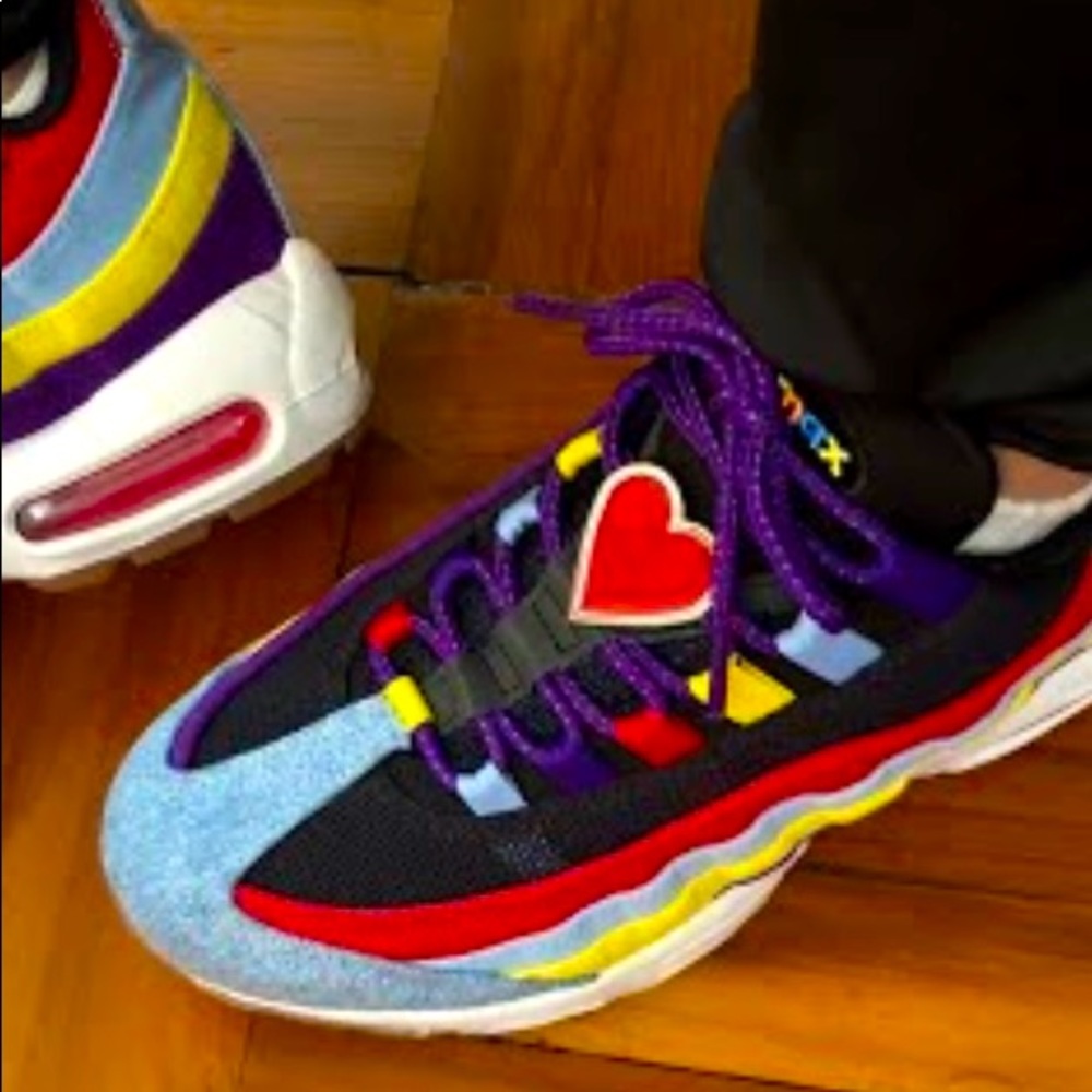 Nike Air Max 95 SP Multi-Color Denim Purple 2019 Women’s Size 4.5
